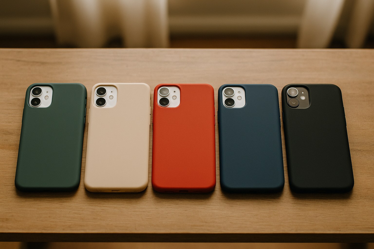 Farklı telefon modellerine takılmış kişiye özel kılıflar
