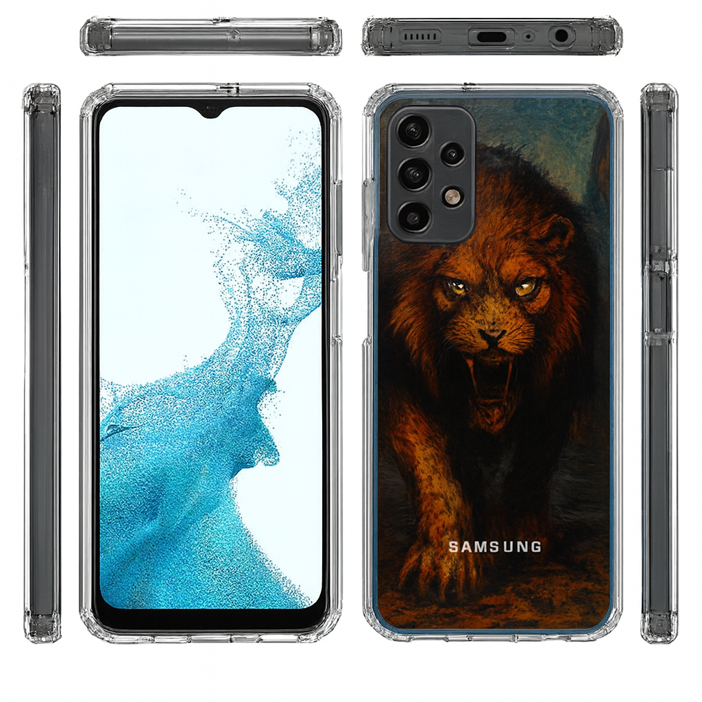 Samsung Samsung Galaxy A13 Sehr içinde gezen Desenli Shock Kilif