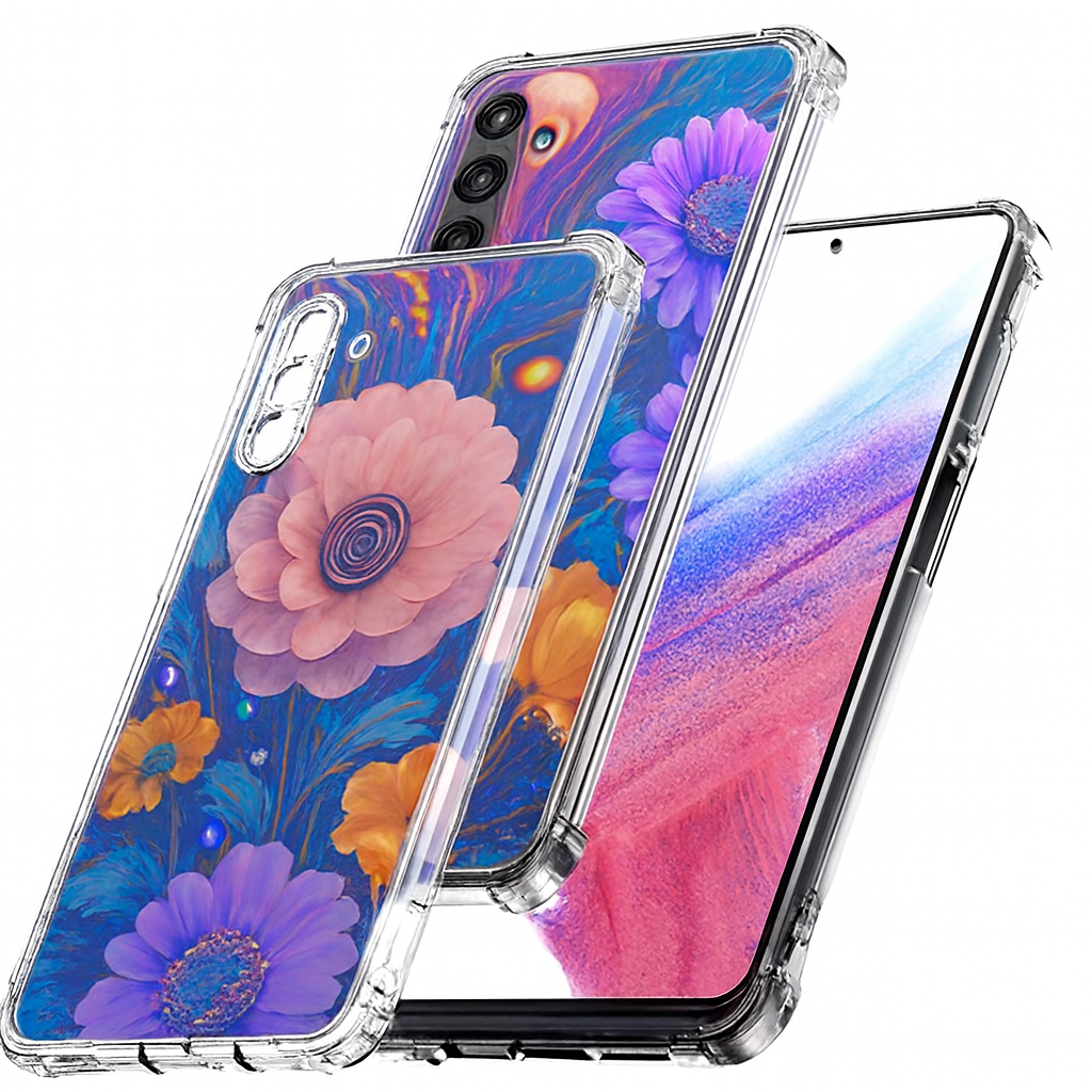 Samsung Samsung Galaxy S23 Fe {"keywords":"pastel çiçek bahçesi" Desenli Shock Kilif